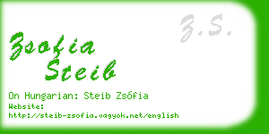 zsofia steib business card